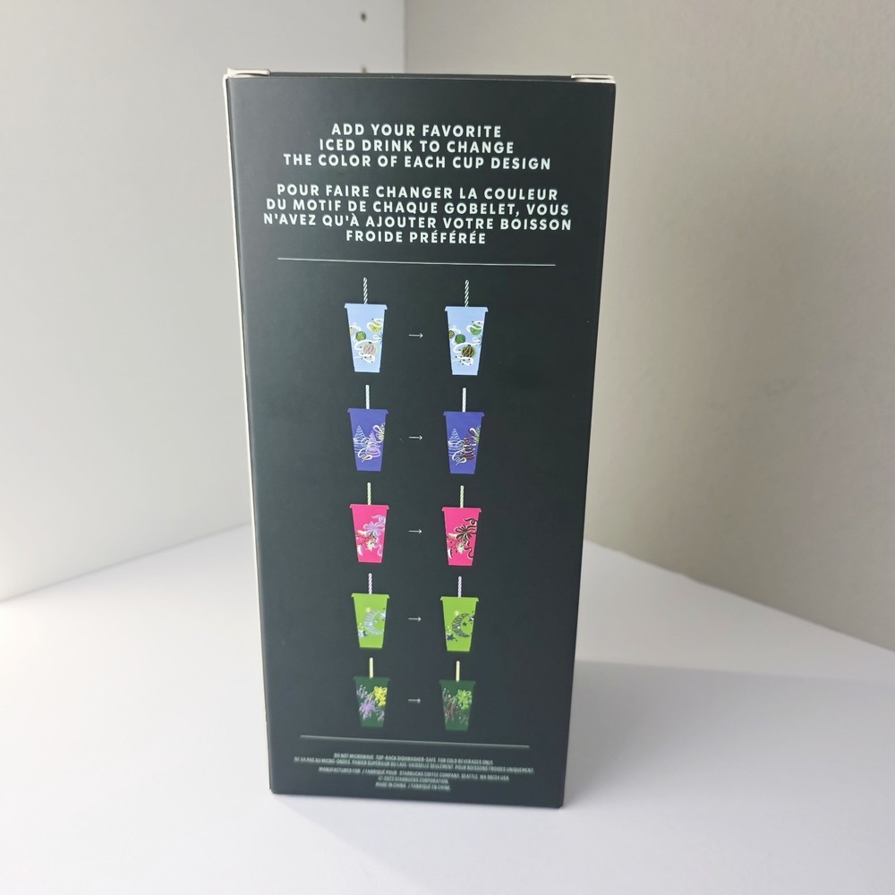 Starbucks Reusable Cold‎ Cups 5pc Set - Picture 2 of 5